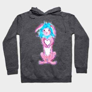 Pink Rabbit Leo Hoodie